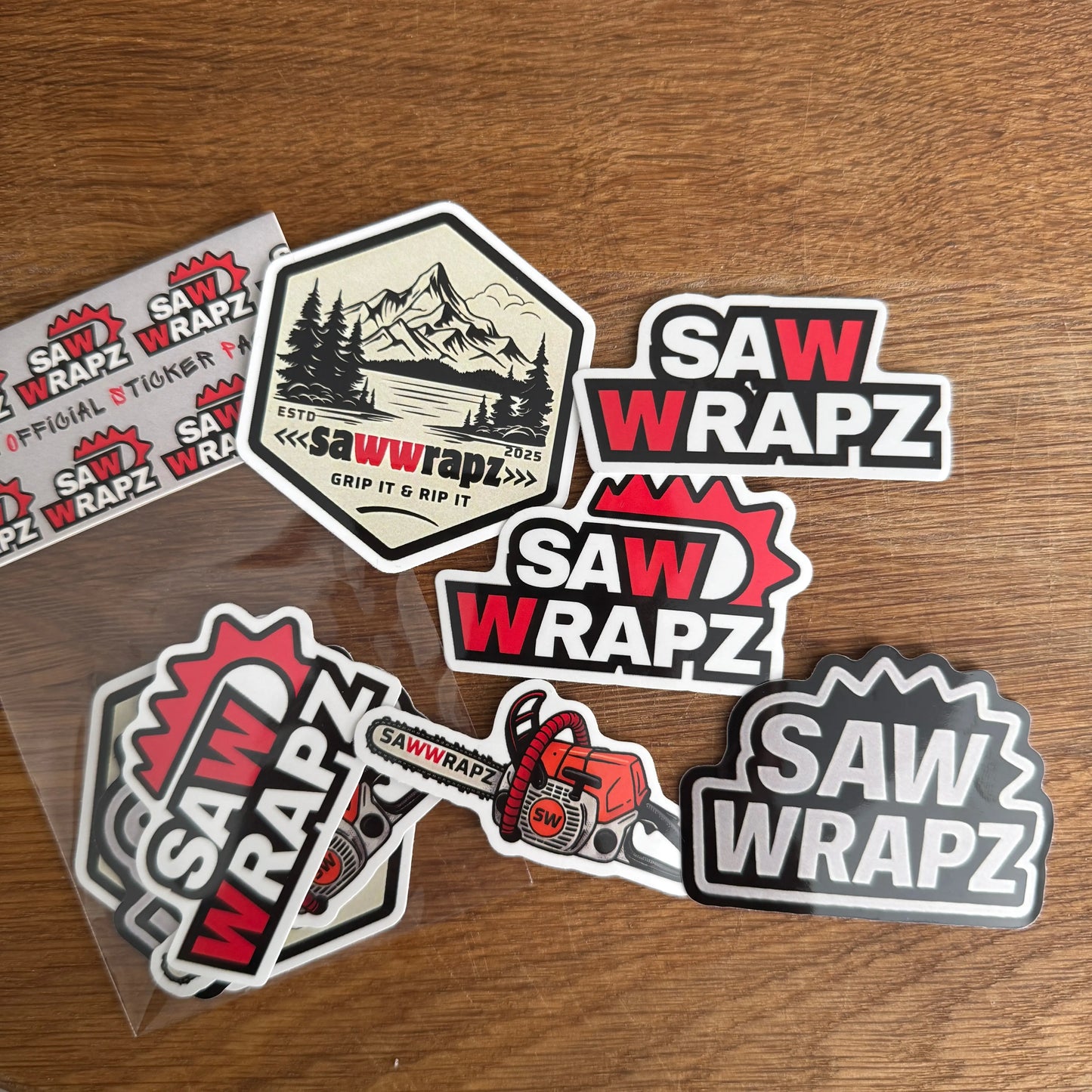 SawWrapz Sticker Pack SawWrapz