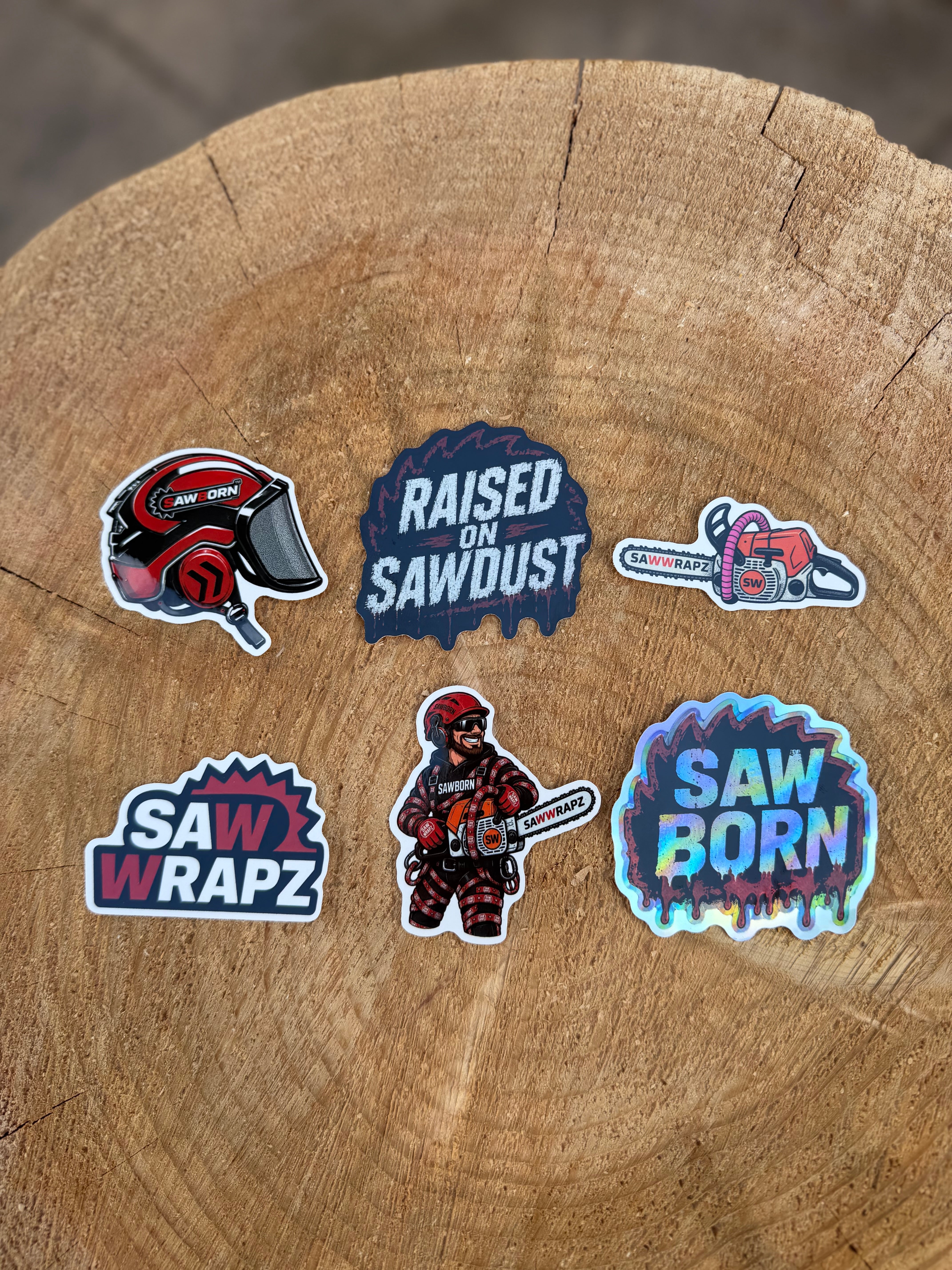 SawWrapz Sticker Pack | sticker pack UK