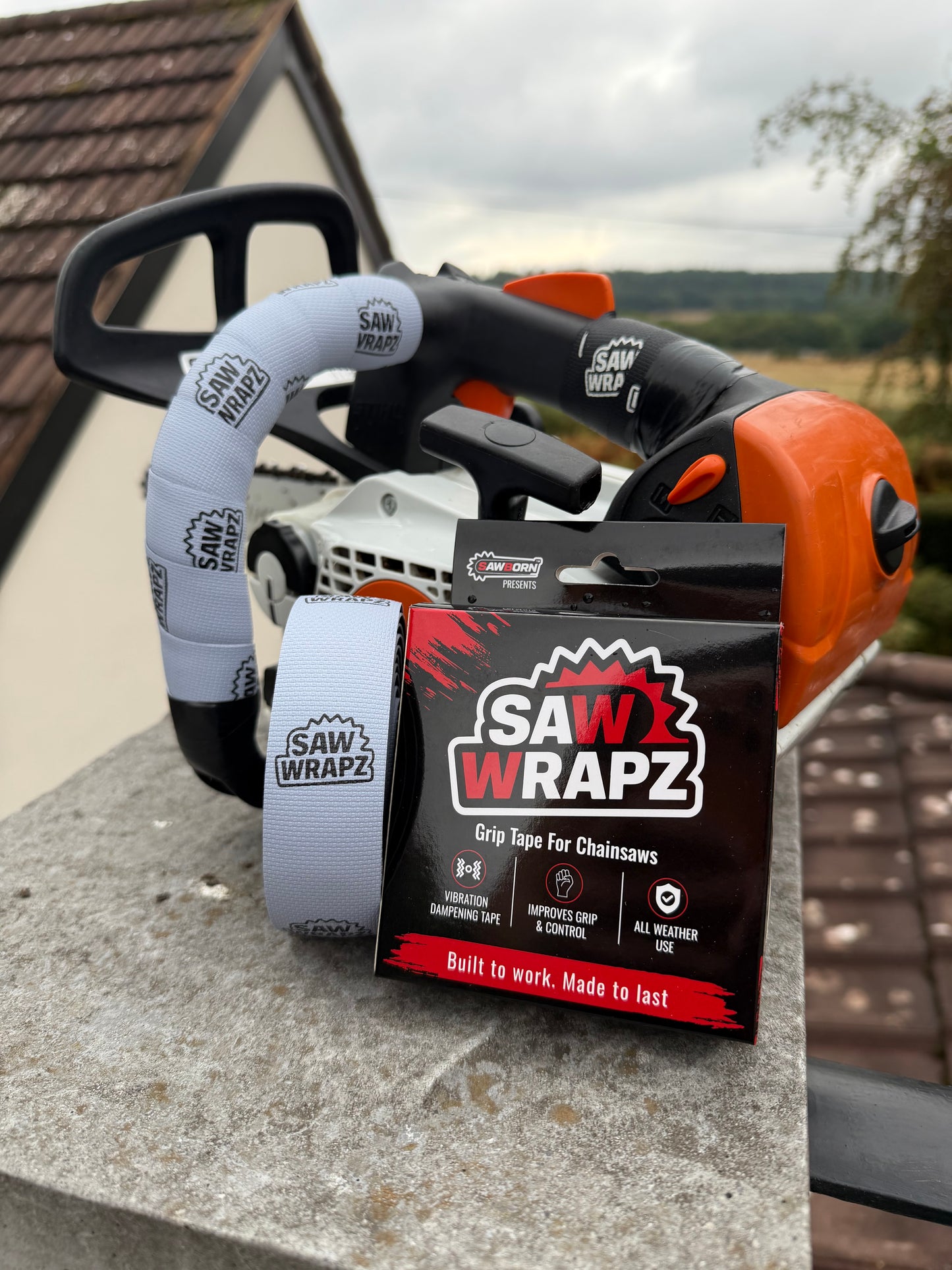 SawWrap V2 Chainsaw Handle Tape