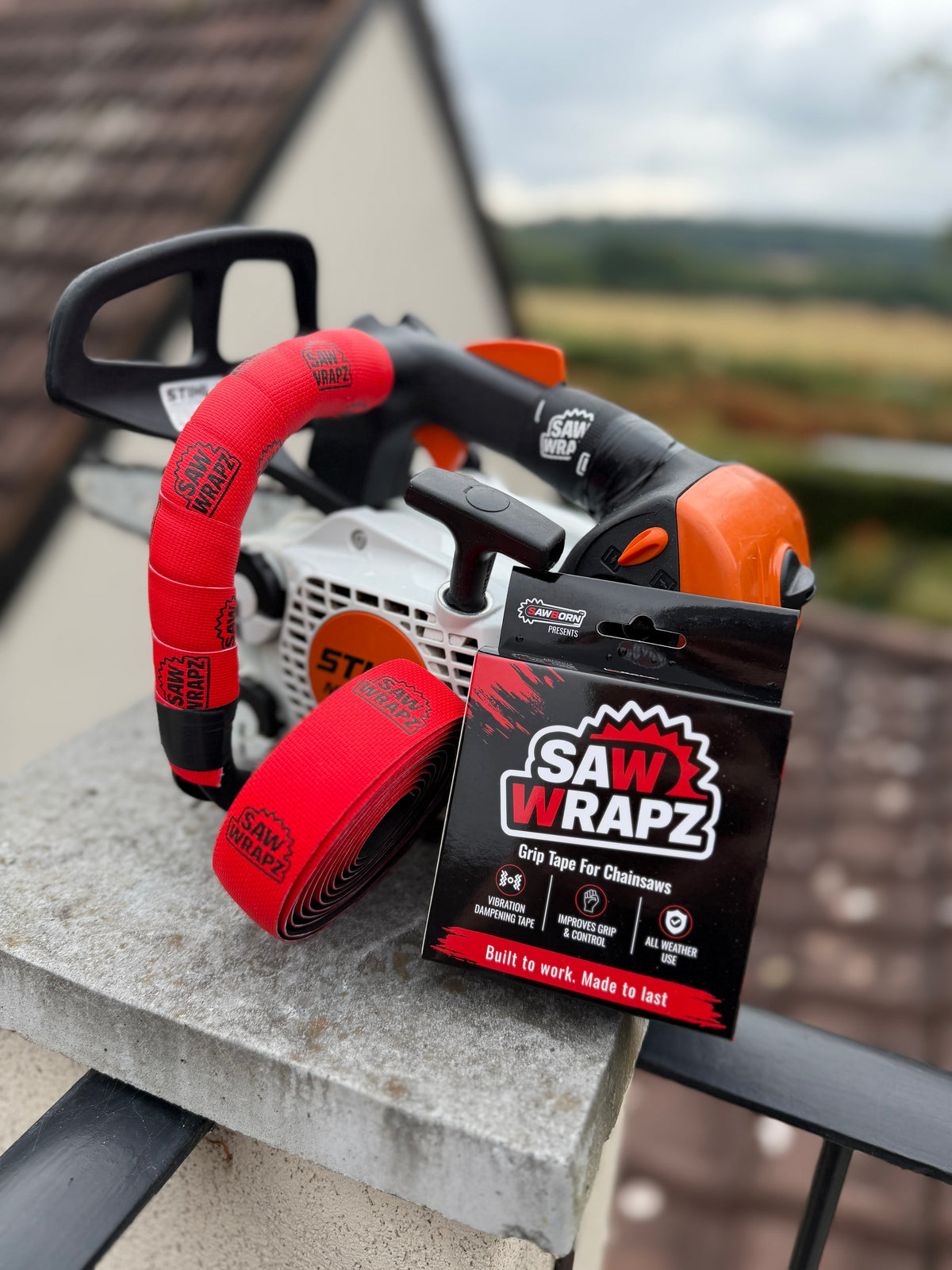 SawWrap V2 Chainsaw Handle Tape