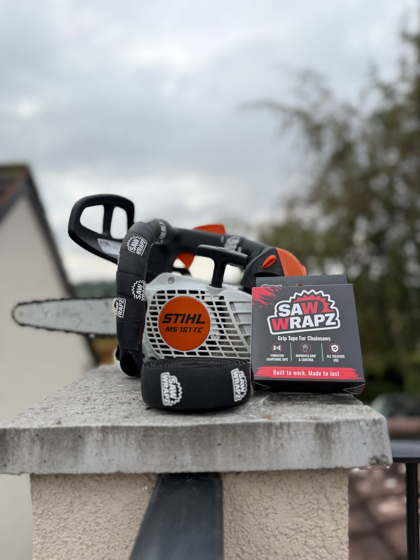 SawWrap V2 Chainsaw Handle Tape