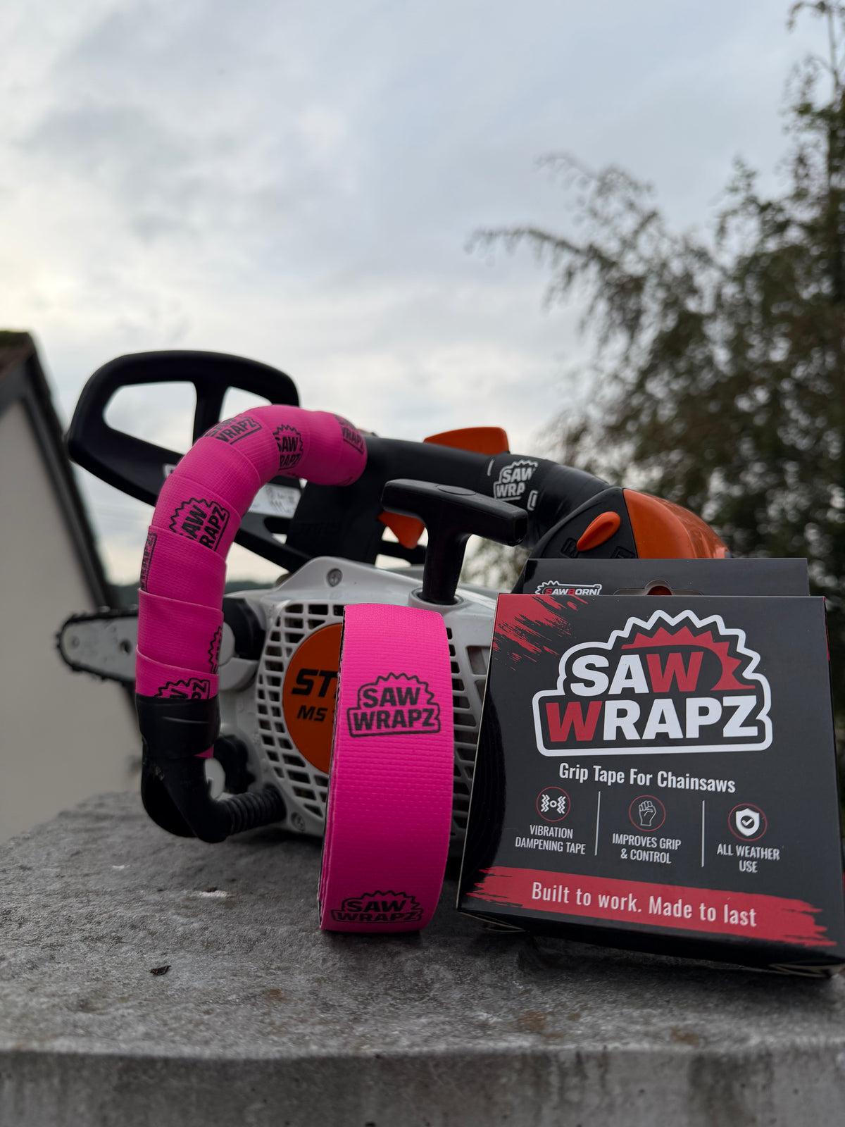SawWrap V2 Chainsaw Handle Tape
