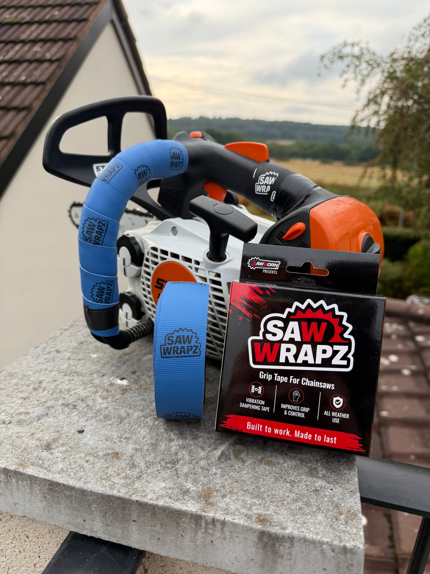 SawWrap V2 Chainsaw Handle Tape
