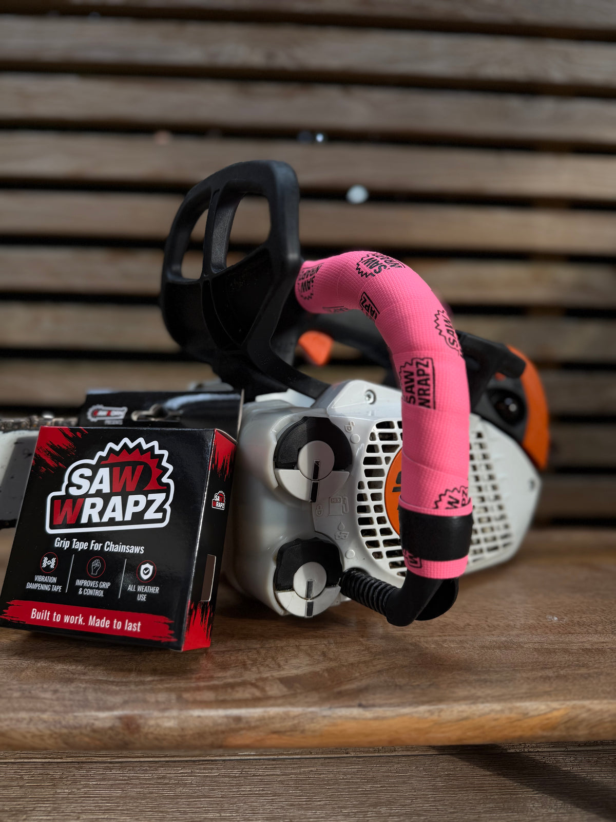 SawWrap V2 Chainsaw Handle Tape