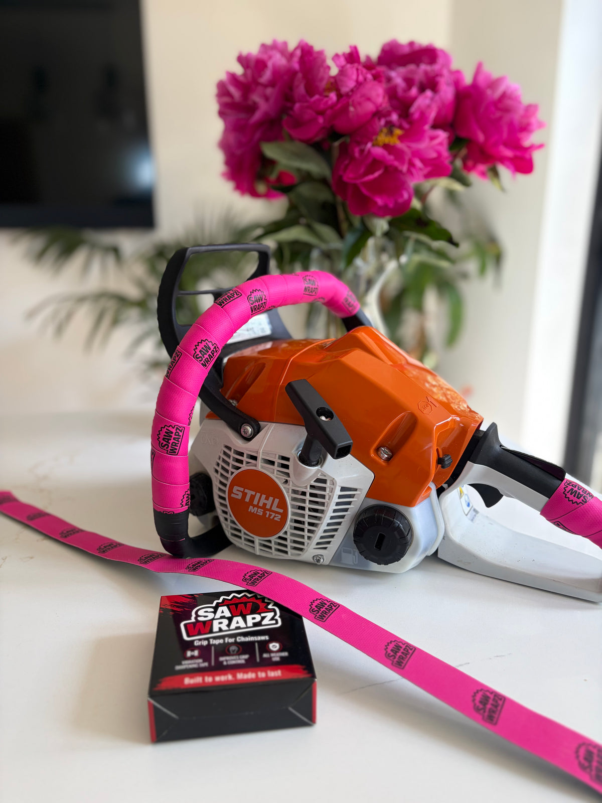 SawWrap V2 Chainsaw Handle Tape